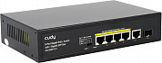 CUDY <GS1005PTS1> 5-Port Gigabit PoE+ Switch (4UTP 1000Mbps PoE+ SFP)