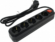 Сетевой фильтр 5bites <SP5B-318> Black <1.8м> ( 5 розеток )