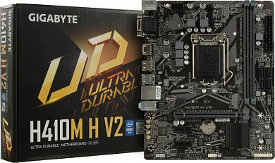 GIGABYTE H410M H V2 (RTL) LGA1200 <H470> PCI-E Dsub+HDMI GbLAN SATA RAID MicroATX 2DDR4