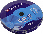 CD-R Verbatim   700Mb 52x sp. <уп.10 шт>  <43725>