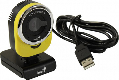 Genius QCam 6000 Yellow (USB2.0, 1920x1080, с микрофоном)  <32200002409>