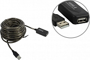 Cablexpert <UAE-01-10M> Кабель удлинительный активный USB 2.0 A-->A 10м