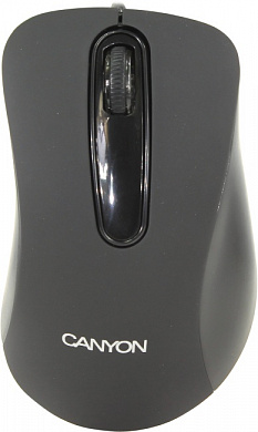CANYON Optical Mouse <CNE-CMS2> Black (RTL) USB  3btn+Roll