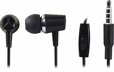 Наушники с микрофоном Hoco M34 Black (шнур 1.2м)