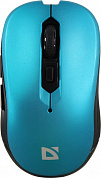 Defender Wireless Optical Mouse <Gassa MM-105 Turquoise> (RTL) USB 6btn+Roll  <52102>