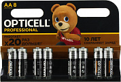 OPTICELL PROFESSIONAL MN1500-8 (LR6) Size AA, 1.5V, щелочной (alkaline) <уп. 8 шт>