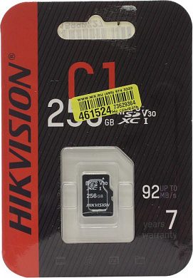 HIKVISION <HS-TF-C1-256G> microSDXC Memory Card 256Gb V30