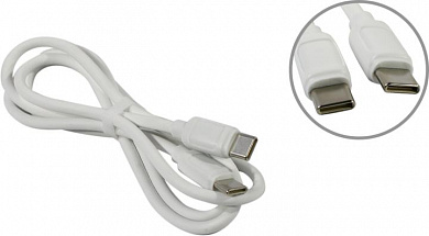 Hoco X115 White <652001> Кабель USB-C--> USB-C 1м