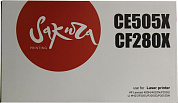Картридж SAKURA CE505X/CF280X для HP LJ Pro M401/401/425/P2050/55