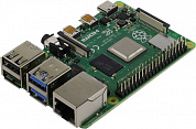 Raspberry PI4 model B 4Gb (1.5GHz, 4Gb, 2xmicroHDMI, GbLAN, WiFi, BT, 2xUSB, 2xUSB3.0, microSD, 40xGPIO)