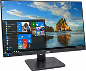 23.8" ЖК монитор AOC 24P2Q <Black> с поворотом экрана (LCD, 1920x1080, D-sub, DVI, HDMI, DP, USB3.2 Hub)