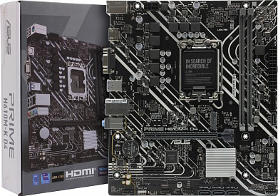 ASUS PRIME H610M-K D4 (RTL) LGA1700 <H610> PCI-E Dsub+HDMI GbLAN SATA MicroATX 2DDR4