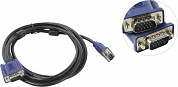 KS-is <KS-456-3> Кабель монитор - SVGA card (15M -15M) 3м 2  фильтра