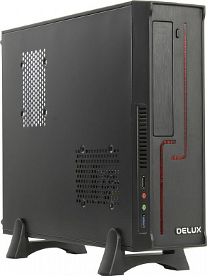 Minitower DELUX H-308 Black MicroATX 300W (24+4пин)