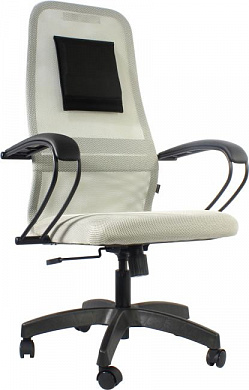 Метта Samurai SU-B-8/подл.130/осн.001 Light Grey    Кресло офисное