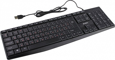 Клавиатура SVEN KB-S305 Black <USB> 105КЛ