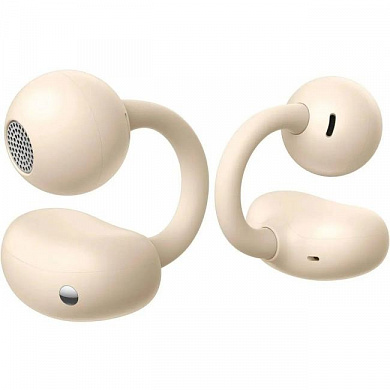 Наушники Huawei FreeClip Dove-T00, Bluetooth, вкладыши, бежевый [55037342]