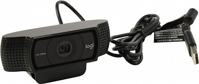 Logitech HD Pro Webcam C920  (RTL) (USB2.0, 1920*1080, микрофон)<960-000998>