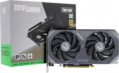 8Gb <PCI-E> GDDR7 ZOTAC <GeForce RTX5060 Twin Edge OC> (RTL) HDMI+3xDP <ZT-B50600H-10M>