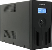 UPS 800VA CROWN Micro <CMU-SP800 EURO LCD USB> защита телефонной линии/RJ-45, USB