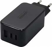 UGREEN CD244 <10335> Зарядное устройство USB (Вых. DC5/9/12/15/20V, 65W, USB+2xUSB-C, быстрая зарядка)