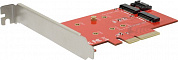 Orient <C296E> Адаптер M.2 M -> PCI-Ex4/M.2 B -> SATA (2230/2242/2260/2280)