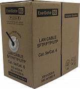 Кабель UTP 4 пары кат.5e <305м> Exegate <EX256749RUS> для внешней прокладки