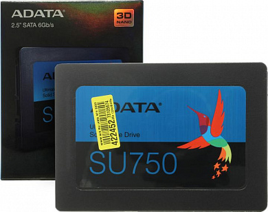 SSD 512 Gb SATA 6Gb/s ADATA SU750 <ASU750SS-512GT-C> 2.5" 3D TLC