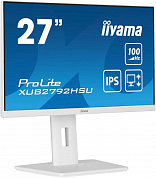 27"    ЖК монитор IIYAMA ProLite XUB2792HSU-W6 <White> с поворотом экрана (LCD, 1920x1080, HDMI, DP, USB3.2 Hub)