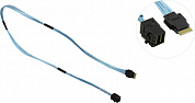 <25CFM-800821-A4R> Кабель SFF-8643->SFF-8654 0.8м