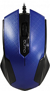 QUMO Optical Mouse <Office M14 Blue> (RTL) USB  3btn+Roll <24135>