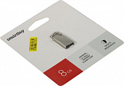 SmartBuy Metal <SB008GBMU30> USB2.0 Flash Drive 8Gb (RTL)