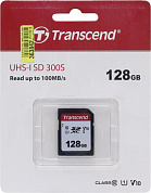 Transcend <TS128GSDC300S> SDXC Memory Card 128Gb UHS-I U3