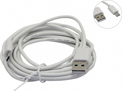 Defender <87468> Кабель USB 2.0 AM-->micro-B 3м, White