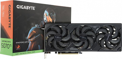 16Gb <PCI-E> GDDR7 GIGABYTE GV-N507TWF3-16GD Rev1.0 (RTL) HDMI+3xDP <GeForce RTX5070Ti>