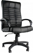 Бюрократ KB-10/Black  Кресло руководителя (кож. зам.)
