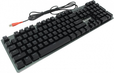 Клавиатура Bloody B765 Grey LK Green <USB> подсветка клавиш