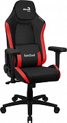 Aerocool <CROWN Leatherette Black Red> Кресло игровое