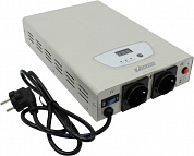 Стабилизатор Powerman AVS 1500S (вх.140-260V, вых.220V±8%, 1500VA, 2 розетки Euro)