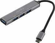 Telecom <TA308C> USB3.0 Hub  4 port, подкл. USB-C