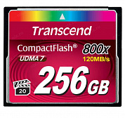 Transcend <TS256GCF800> CompactFlash Card 256Gb 800x