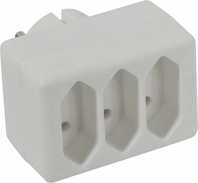 Сетевой разветвитель Buro BU-PS3F-W  (3 розетки)