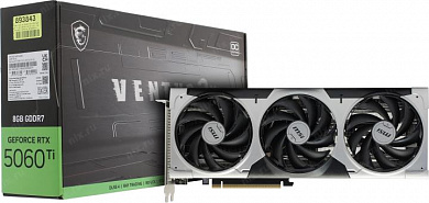 8Gb <PCI-E> GDDR7 MSI RTX 5060 Ti 8G VENTUS 3X OC (RTL) HDMI+3xDP <GeForce RTX5060Ti>