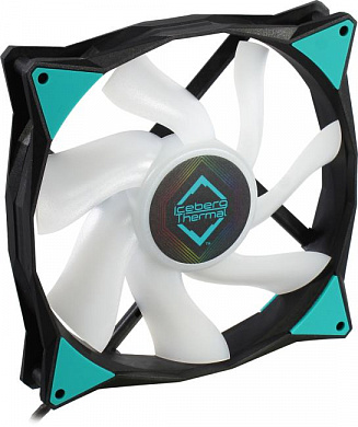 Iceberg Thermal <ICEGALE14A-E0A> IceGALE ARGB 140mm Black (4пин, 140x140x25мм, 0-36дБ, 500-1600об/мин)