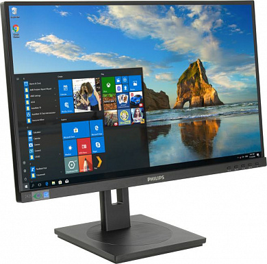 23.8" ЖК монитор PHILIPS 242S1AE/00/01 с поворотом экрана (LCD,  1920x1080, D-Sub, DVI, HDMI, DP)