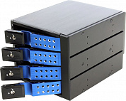 Procase <T3-304-SATA3-BL> HotSwap корзина 4xSATA/SAS 3.5”
