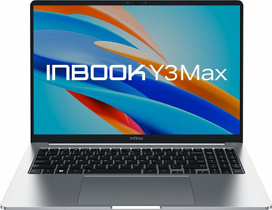 Infinix 71008301584  Inbook Y3 MAX_YL613 16" i3 1215U(1.2Ghz)/16384Mb/512SSDGb/70WHr/1.65kg/Silver/Win11Home