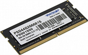 Patriot <PSD44G266681S> DDR4 SODIMM 4Gb <PC4-21300> CL19