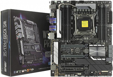 ASUS WS X299 PRO/SE (RTL) LGA2066 <X299> 4xPCI-E 2xGbLAN SATA ATX 8DDR4