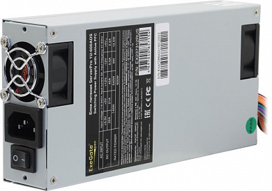 Блок питания ExeGate ServerPRO-1U-600ADS <EX237312RUS> 600W (24+2x4+8пин)